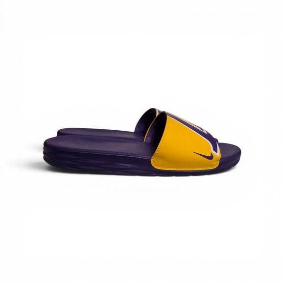 Nike X NBA Benassi Solarsoft Los Angeles Lakers Slides  display picture 1